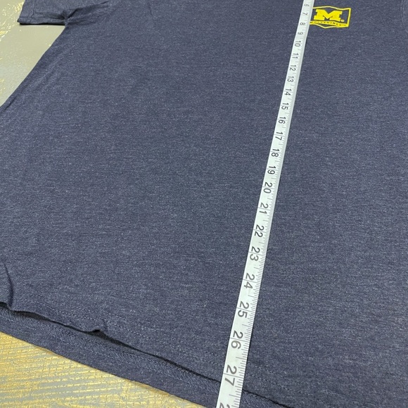 Michigan Wolverines Shirt Large Big Blue NCAA Arena Logo Brady Champion - Picture 7 of 8